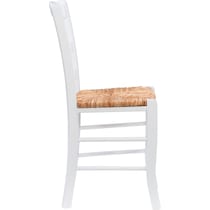 soren white chair   