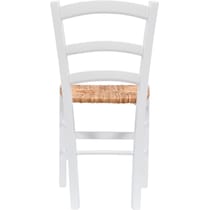 soren white chair   