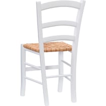 soren white chair   