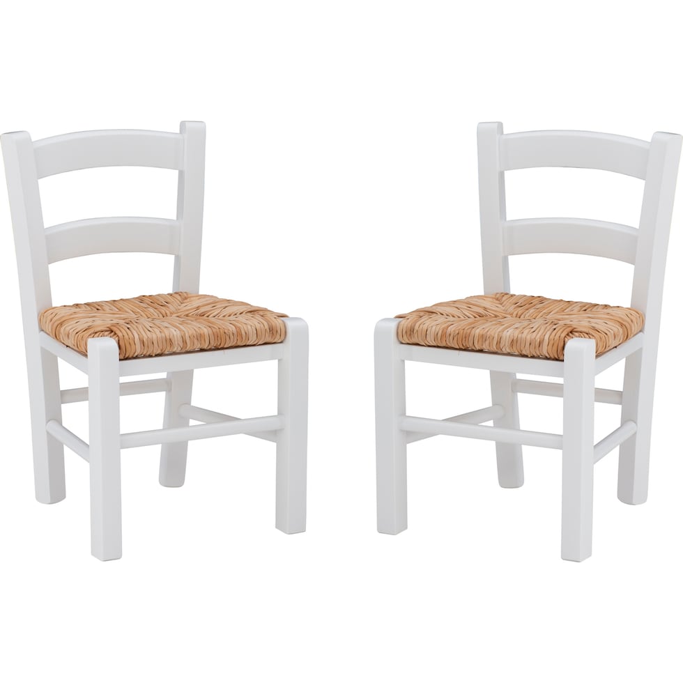 soren white youth chair   