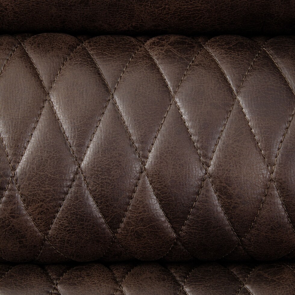 sorrento dark brown manual recliner   