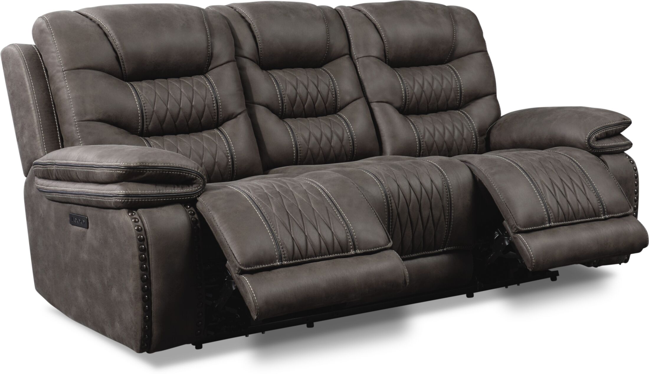 sorrento fabric recliner sofa