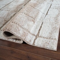 soryn light brown area rug  x    