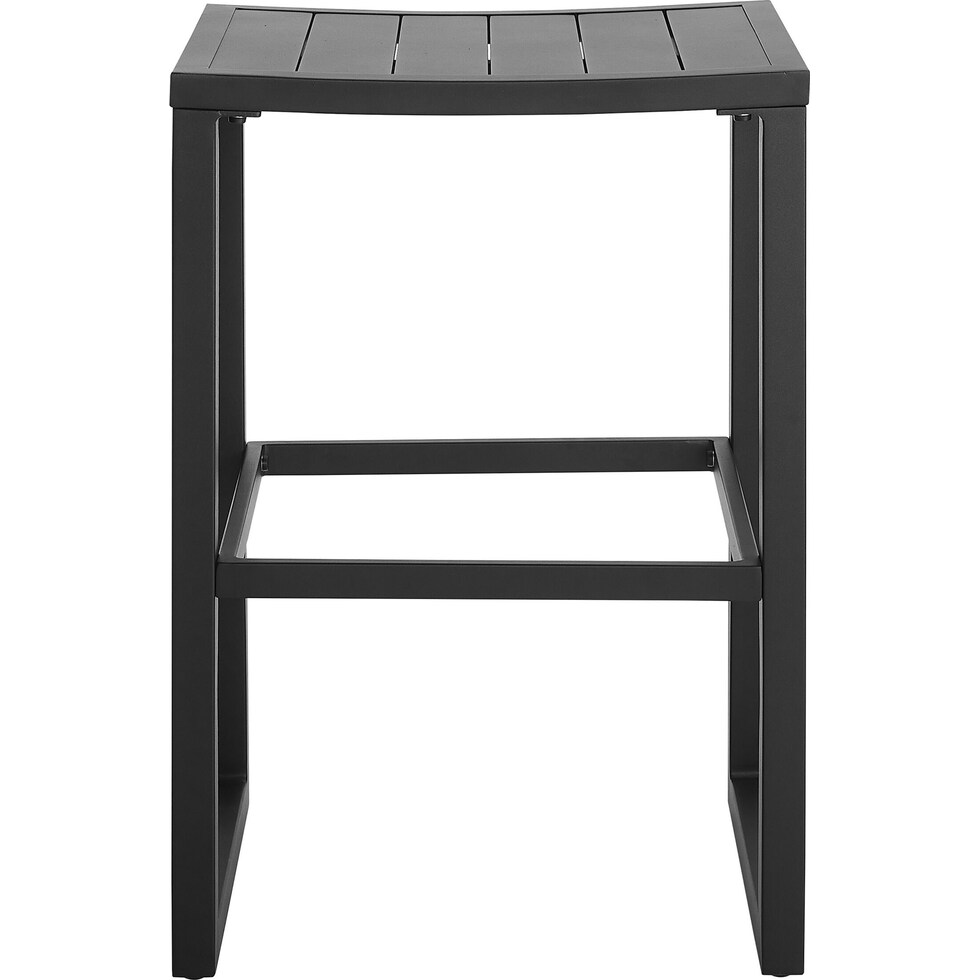 south hampton black outdoor bar stools   