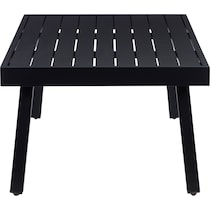 south hampton black outdoor coffee table   