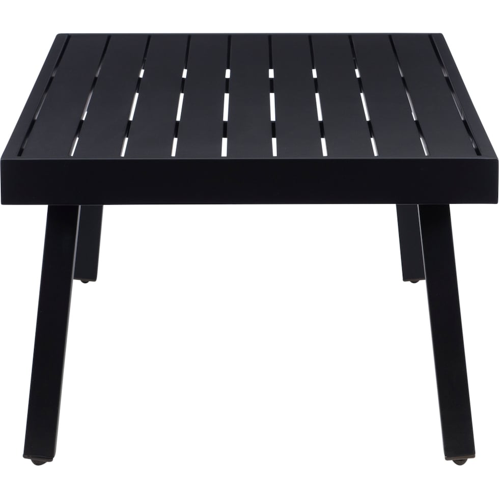 south hampton black outdoor coffee table   