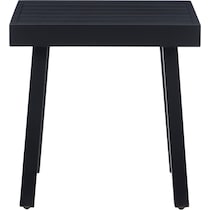 south hampton black white outdoor chair set   