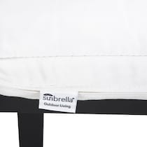 south hampton black white outdoor chair set   