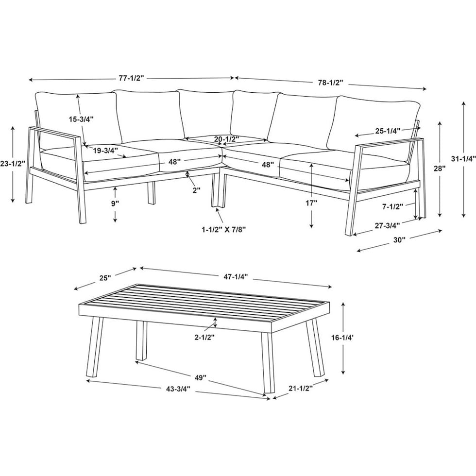 south hampton dimension schematic   