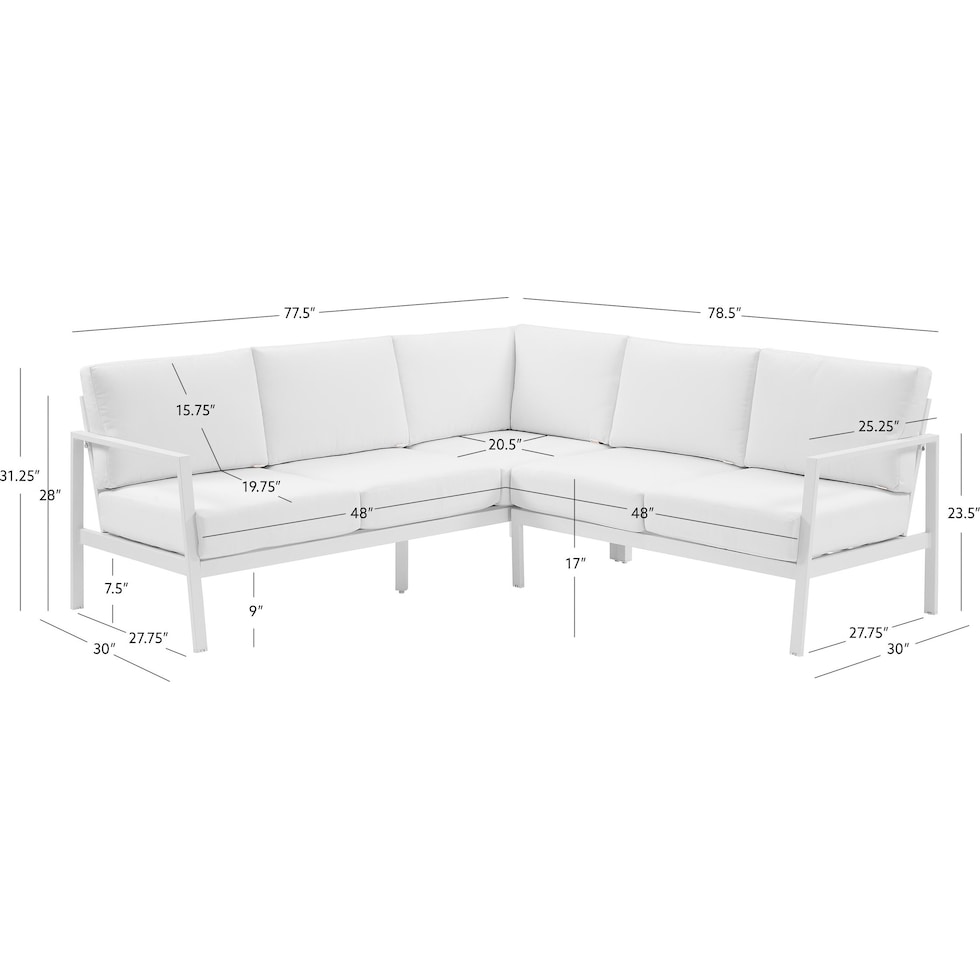 south hampton dimension schematic   