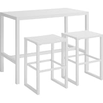 south hampton white  pc outdoor dining   