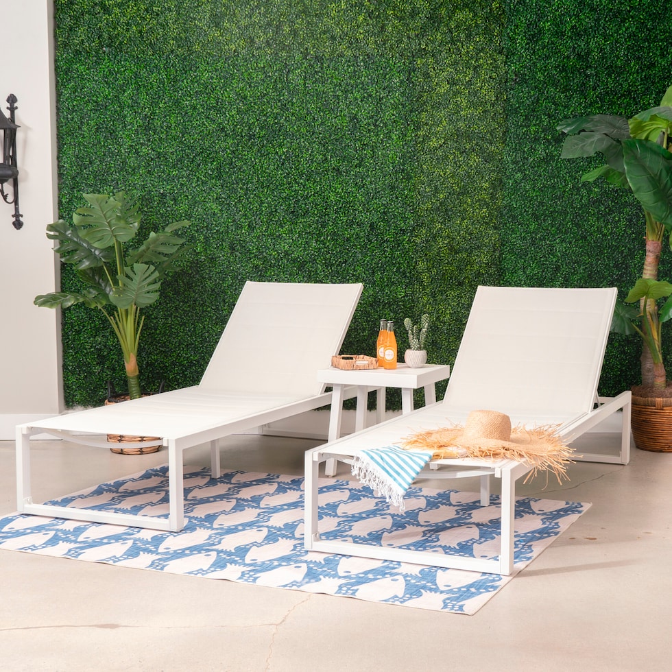 south hampton white  pc outdoor living   