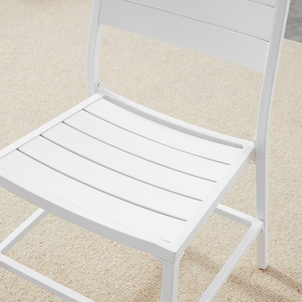 south hampton white  pc outdoor dining   
