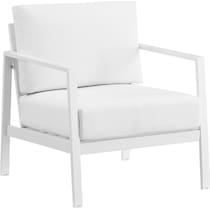 south hampton white outdoor chair   