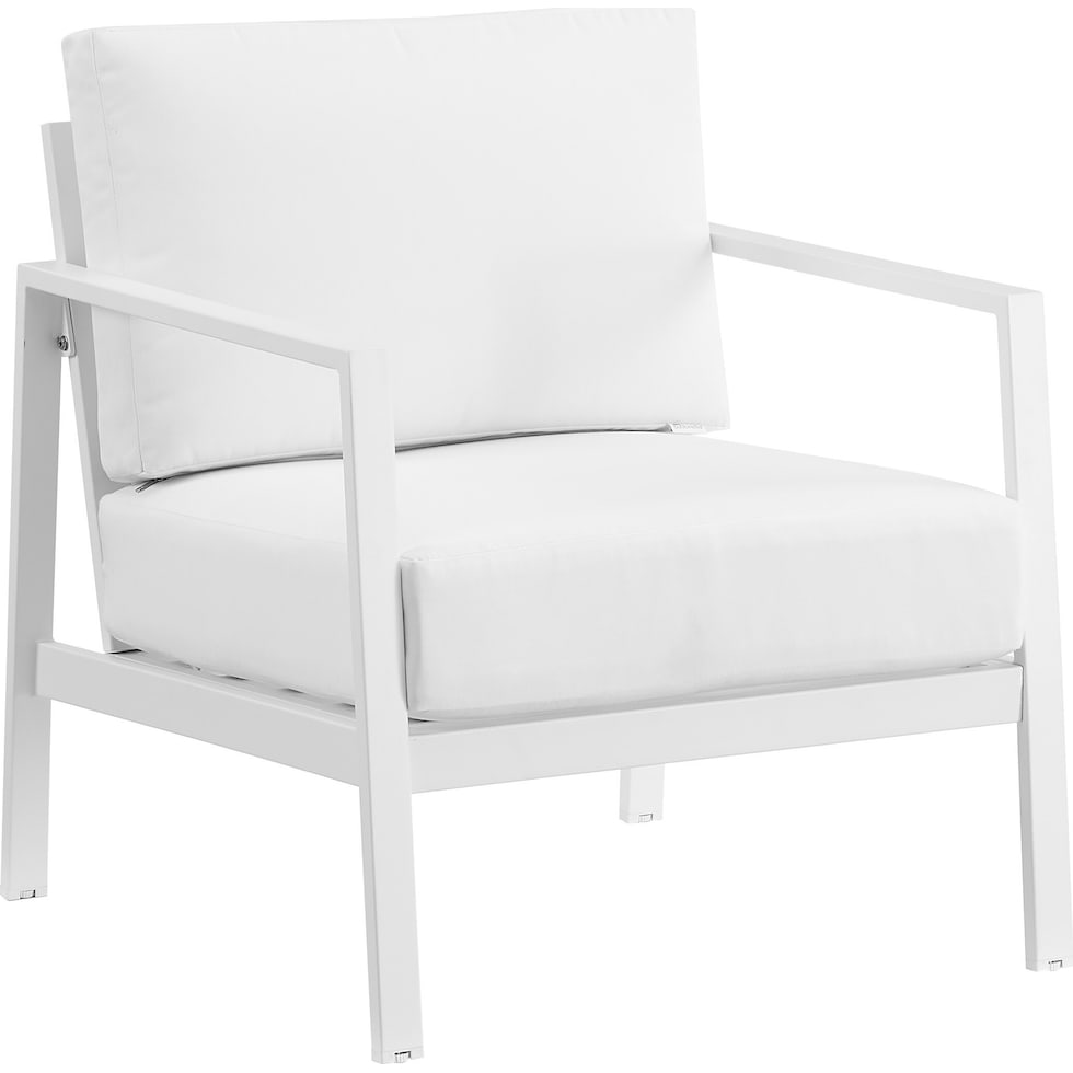 south hampton white outdoor chair   