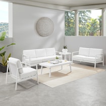 south hampton white outdoor chair   