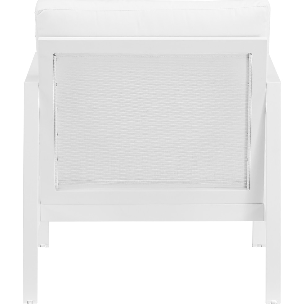 south hampton white outdoor chair   