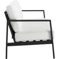 south hampton white outdoor loveseat   