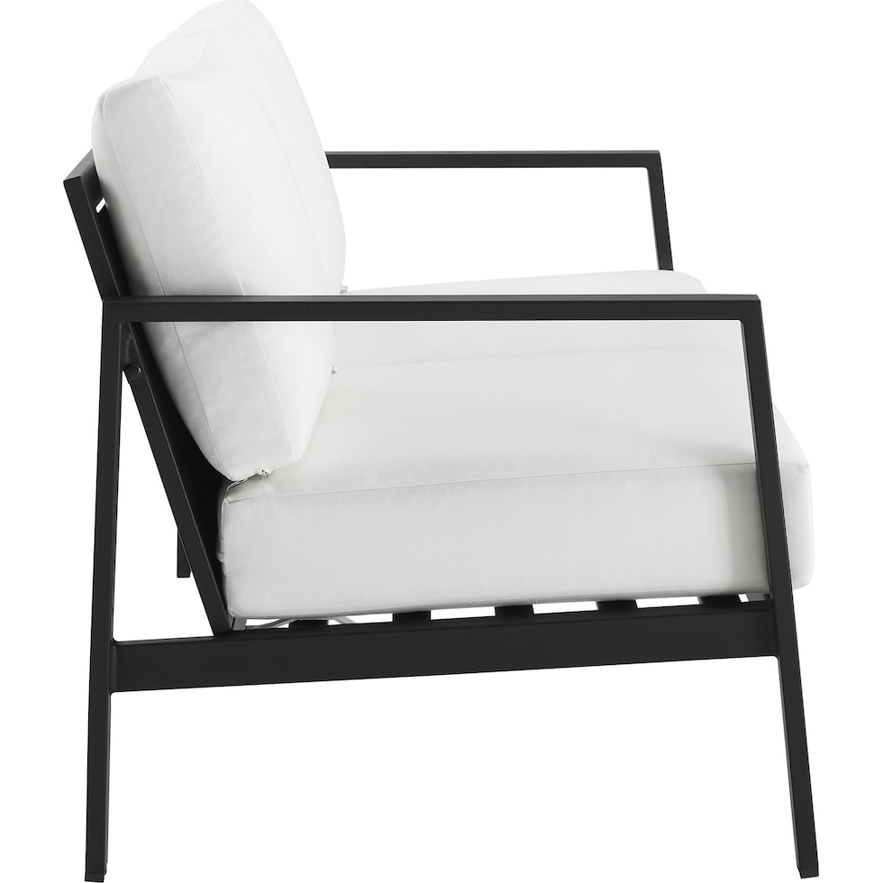 south hampton white outdoor loveseat   