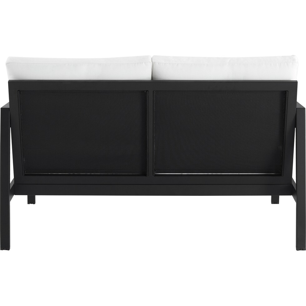 south hampton white outdoor loveseat   