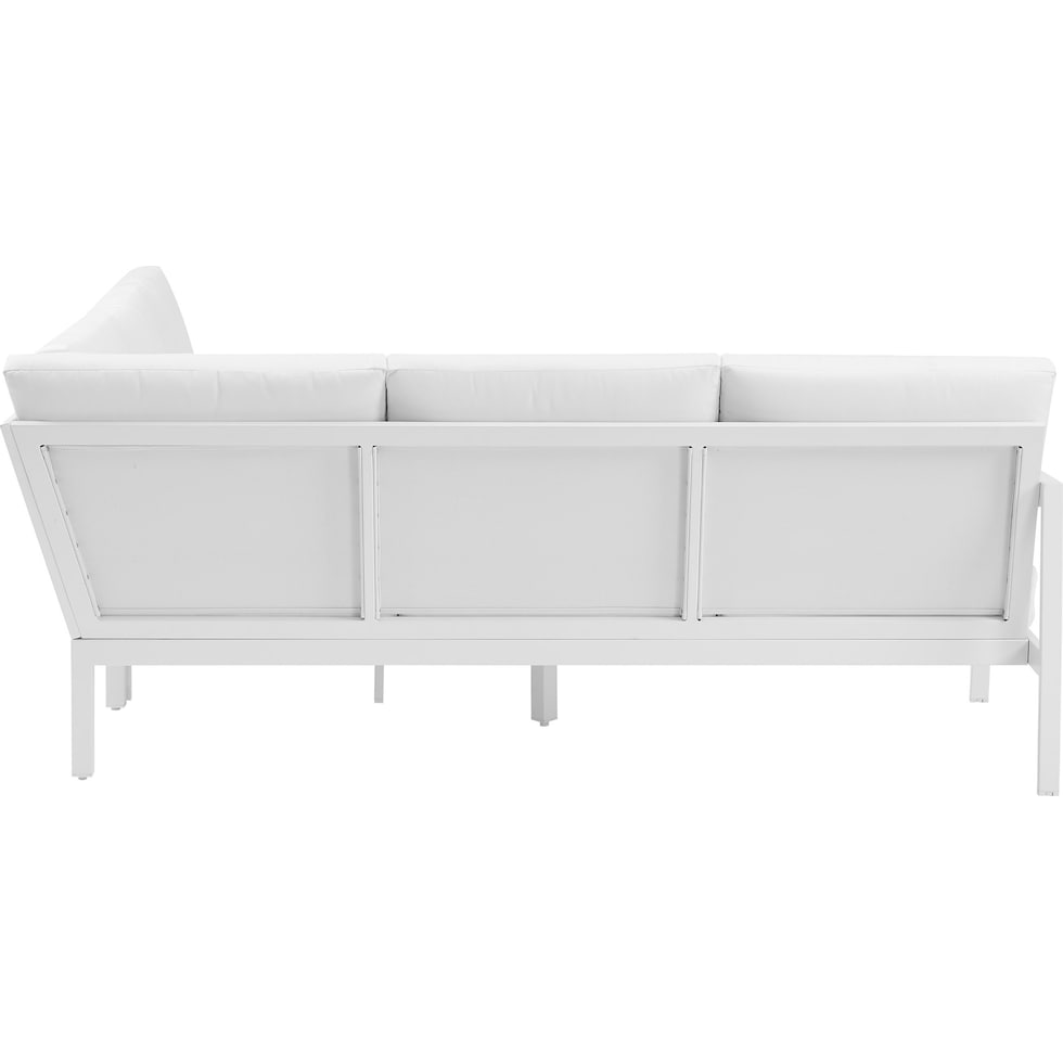 south hampton white outdoor sectional   