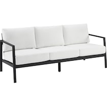 south hampton white outdoor sofa   