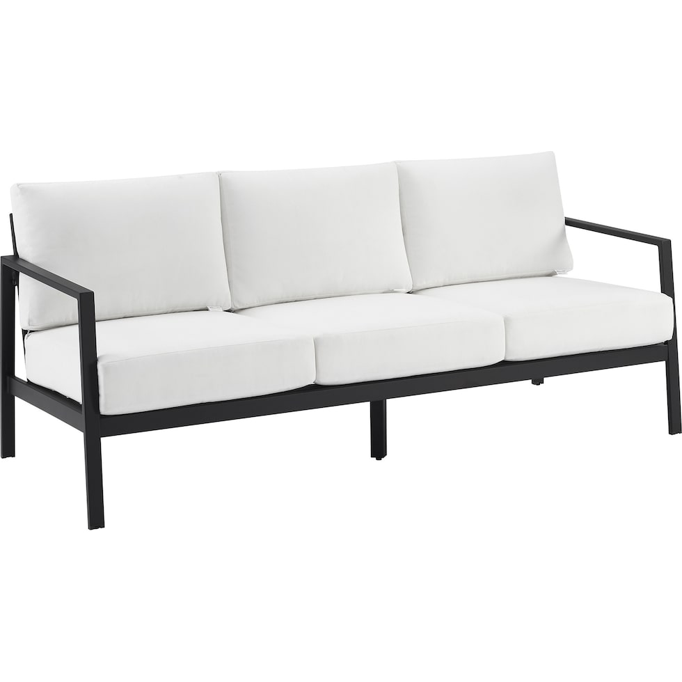 south hampton white outdoor sofa   