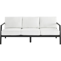 south hampton white outdoor sofa   