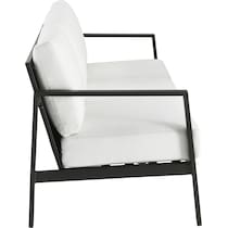 south hampton white outdoor sofa   
