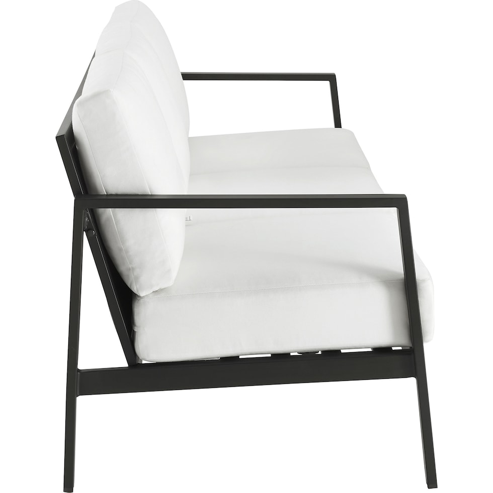 south hampton white outdoor sofa   