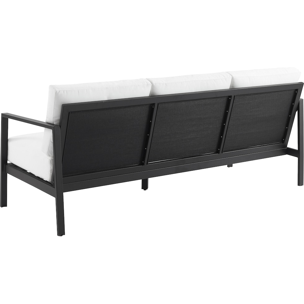 south hampton white outdoor sofa   