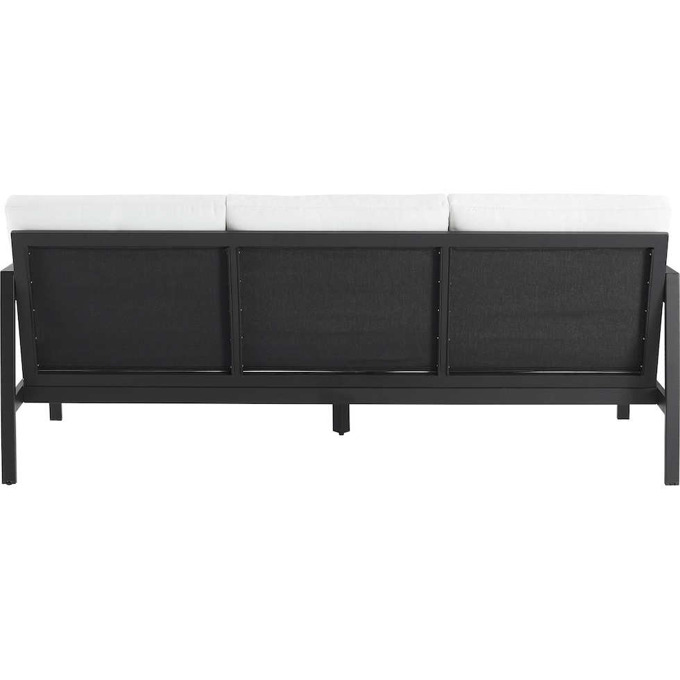 south hampton white outdoor sofa   