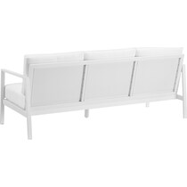 south hampton white outdoor sofa   