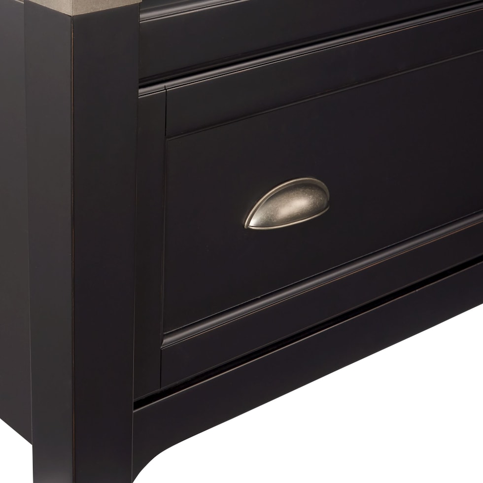 southampton gray  pc king storage bedroom   