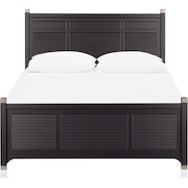 southampton gray king panel bed   