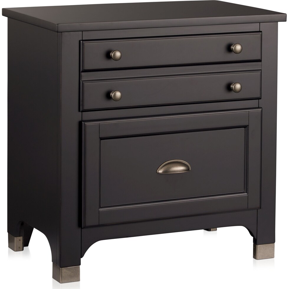 southampton gray nightstand   