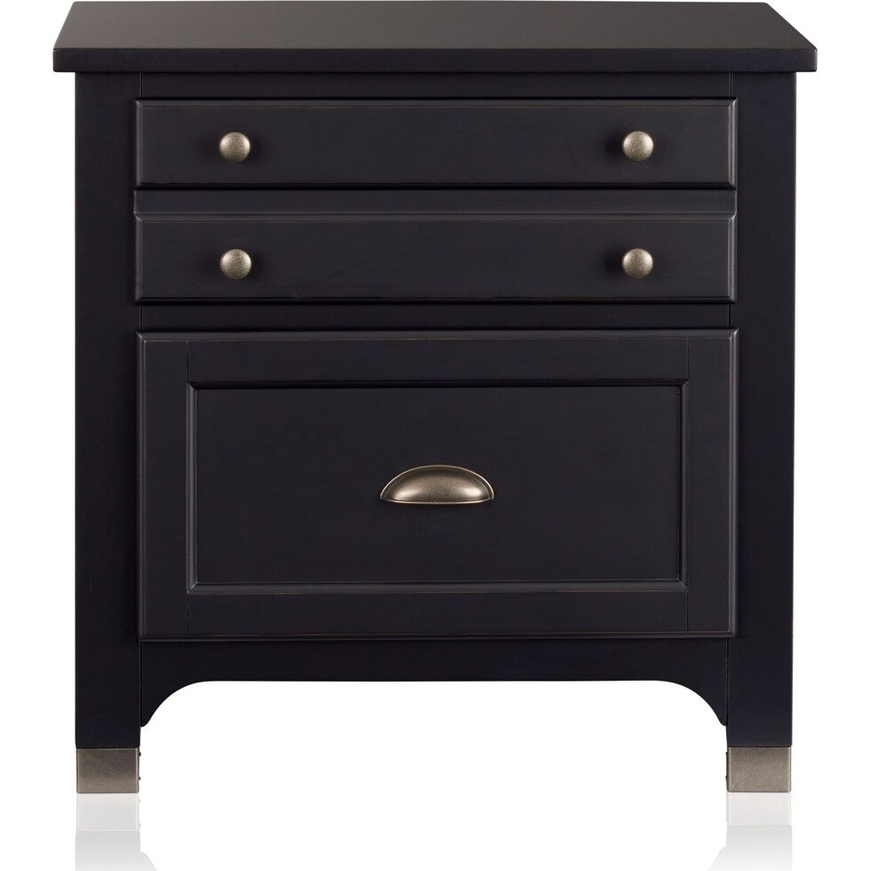 southampton gray nightstand   
