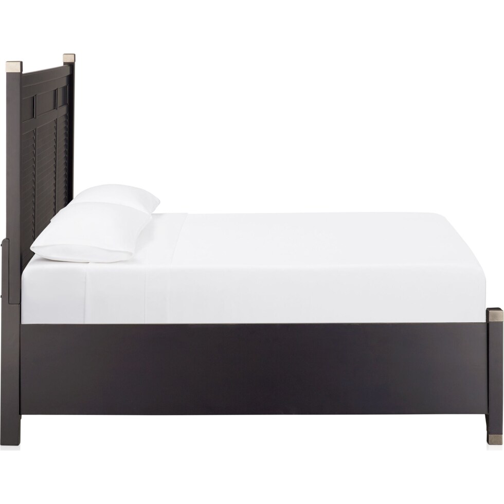 southampton gray queen storage bed   
