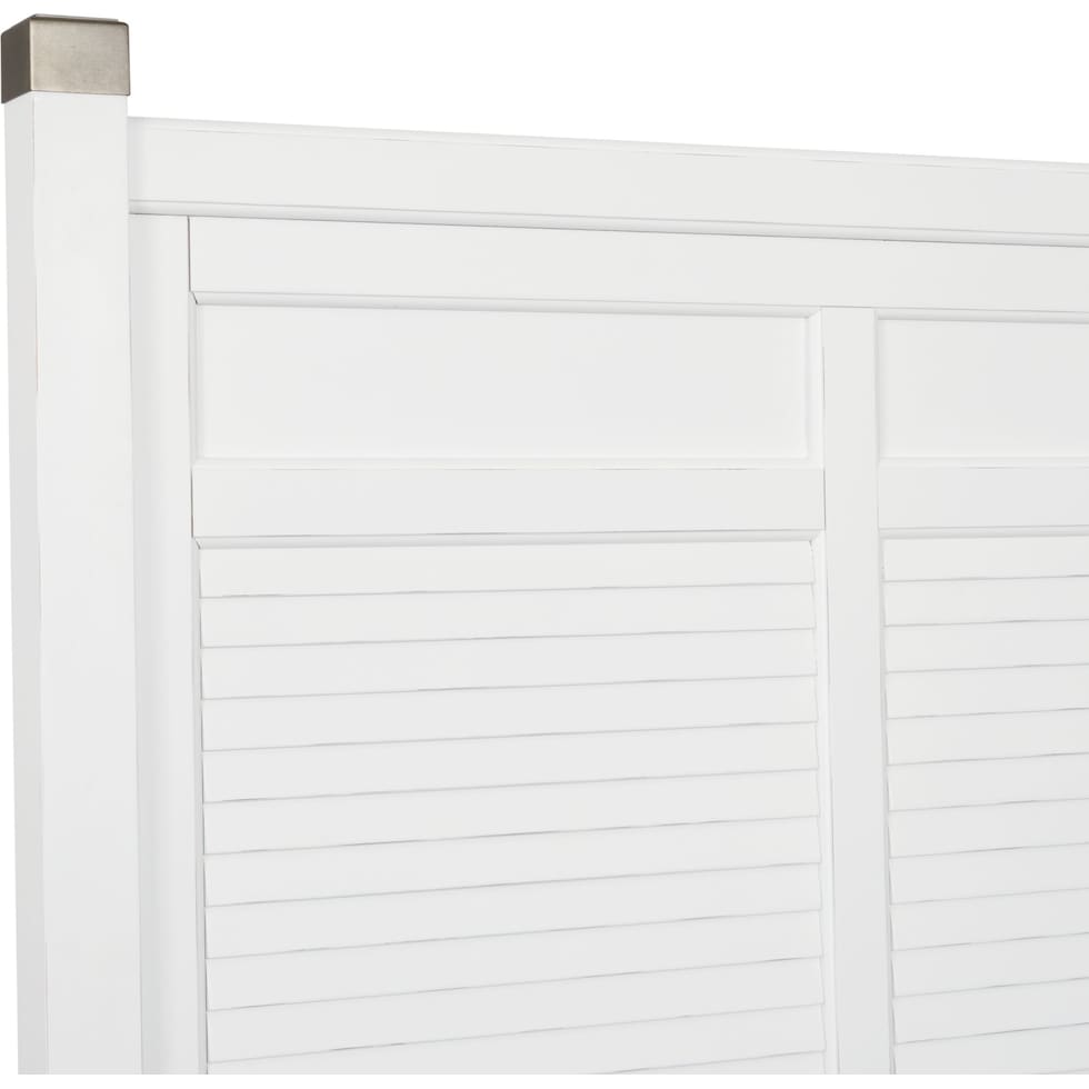 southampton white king storage bed   