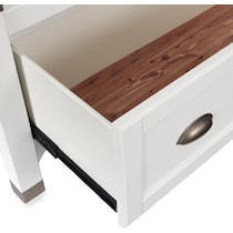 southampton white king storage bed   