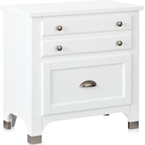 southampton white nightstand   