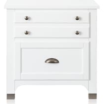 southampton white nightstand   