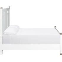 southampton white queen panel bed   