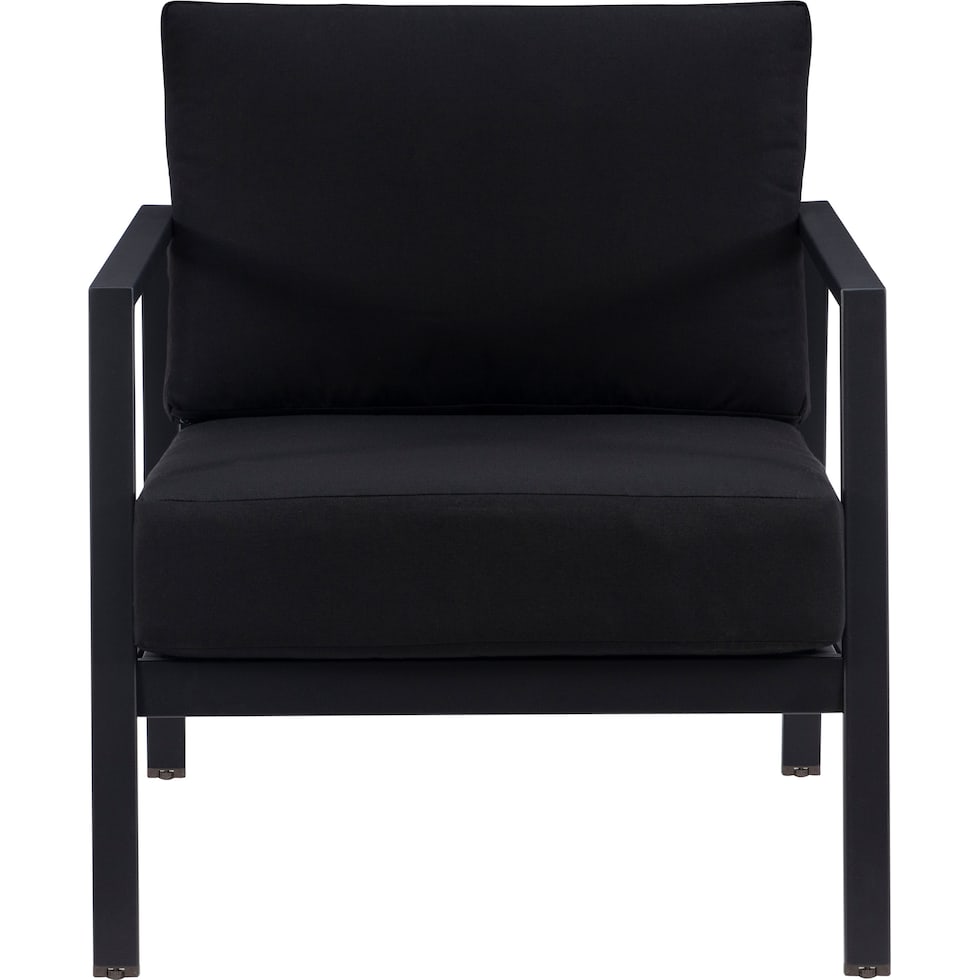 southhampton black outdoor chair   