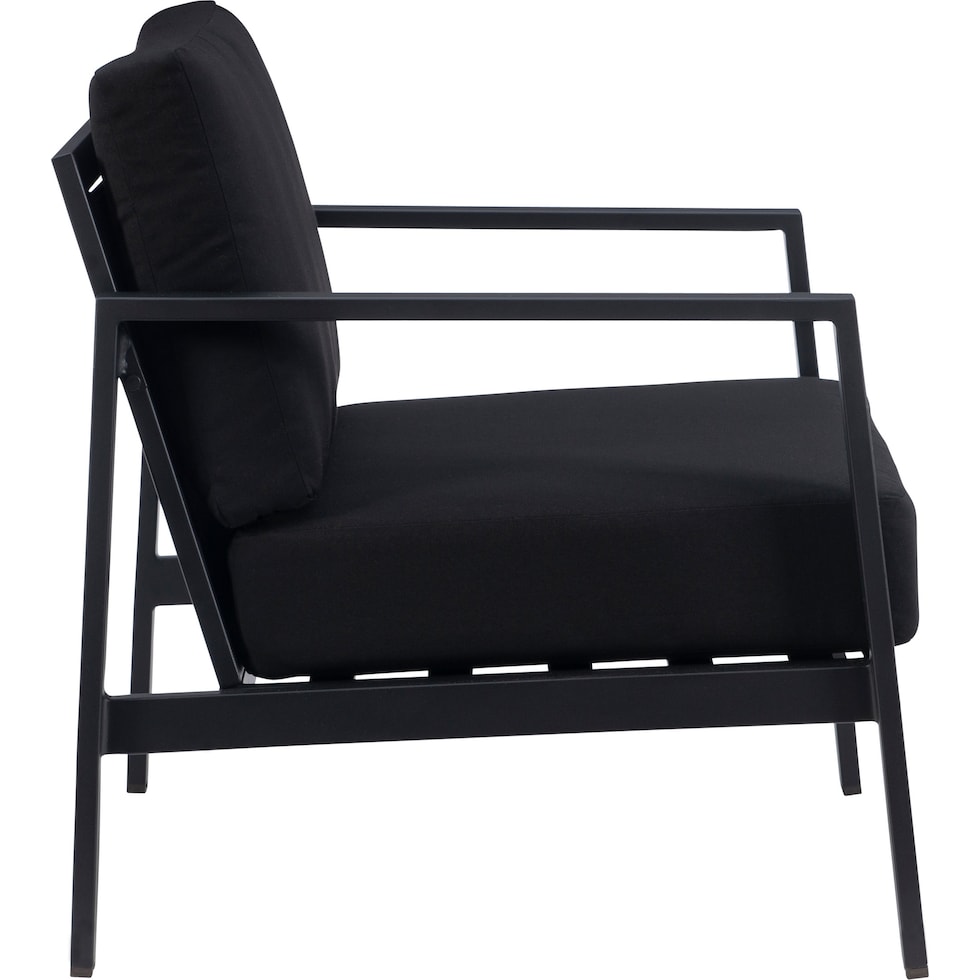 southhampton black outdoor chair   