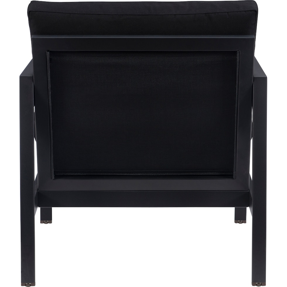 southhampton black outdoor chair   