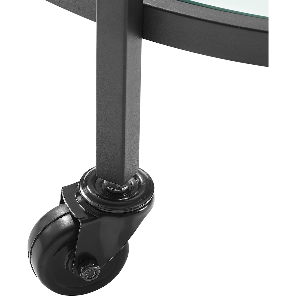 sovereign black bar cart   