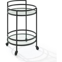 sovereign black bar cart   