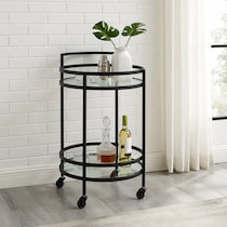 sovereign black bar cart   