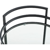 sovereign black bar cart   